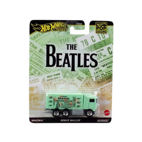 Miniatura Caminhão Hiway Hauler - The Beatles - Verde - Pop Culture - 1:64 - Hot Wheels Premium