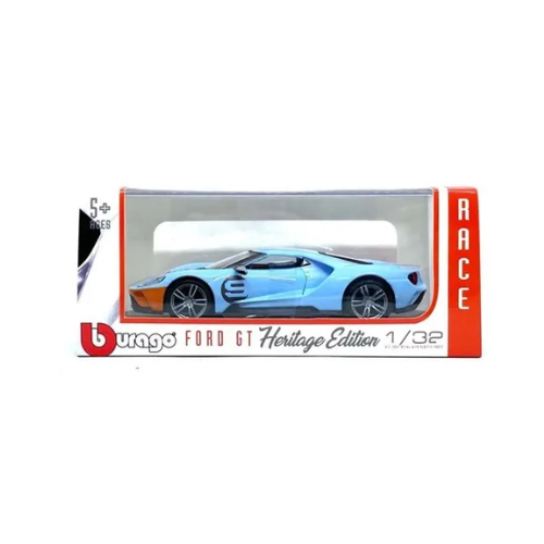 Miniatura Carro Ford GT Heritage Series (2019) - Azul - 1:32 - Burago