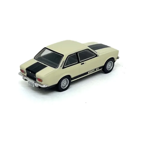 Miniatura Carro Chevrolet Chevette GP II (1977) - Chevrolet Série Ouro 2 - Bege - 1:43 - Luppa