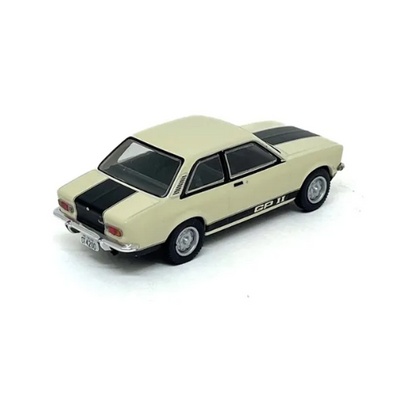 Miniatura Carro Chevrolet Chevette GP II (1977) - Chevrolet Série Ouro 2 - Bege - 1:43 - Luppa