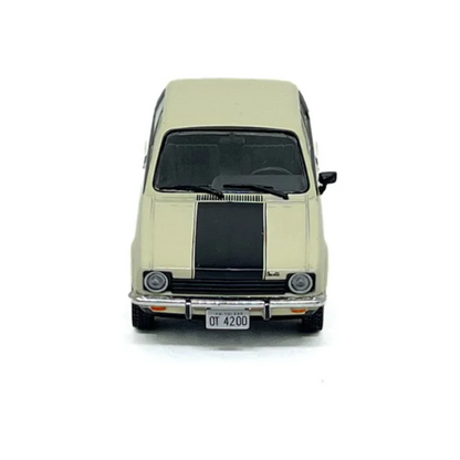 Miniatura Carro Chevrolet Chevette GP II (1977) - Chevrolet Série Ouro 2 - Bege - 1:43 - Luppa