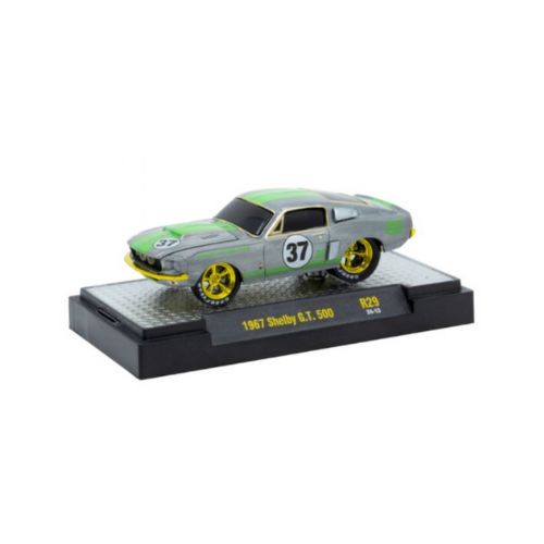Miniatura Carro Shelby G.T. 500 (1967) - Ground Pounders - 1:64 - M2 Machines (Chase)