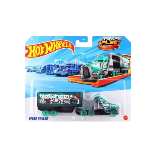 Miniatura Caminhão Speed Hauler - Track Fleet - 15,0 cm - Hot Wheels