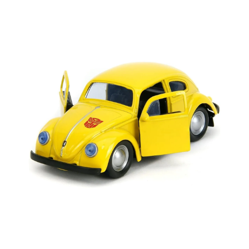 Miniatura Carro Volkswagen Beetle / Fusca - Bumblebee - 40 Anos Transformers - 1:32 - Jada Toys