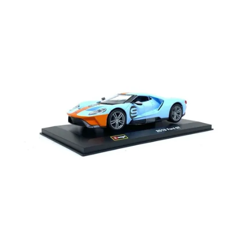 Miniatura Carro Ford GT Heritage Series (2019) - Azul - 1:32 - Burago