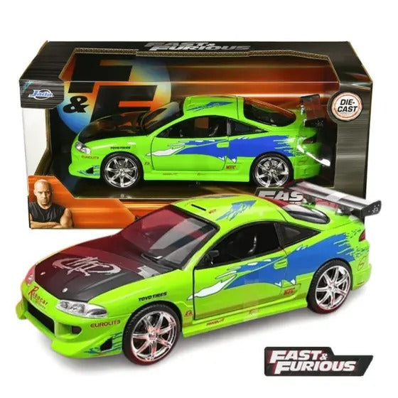Miniatura Carro Mitsubishi Eclipse Brian's - Velozes e Furiosos - 1:24 - Jada Toys